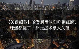 【关键细节】哈登最后时刻吃到红牌，球迷都懂了：那张战术纸太关键